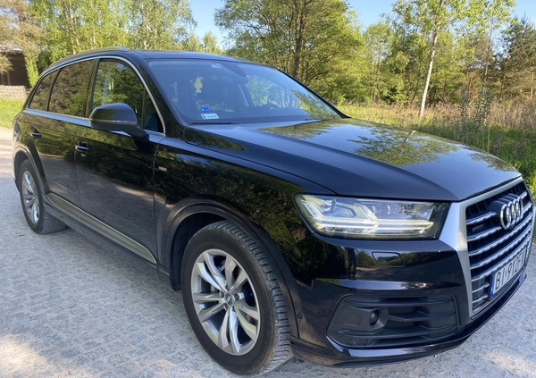 Audi Q7 cena 164900 przebieg: 181000, rok produkcji 2018 z Biała Rawska małe 781